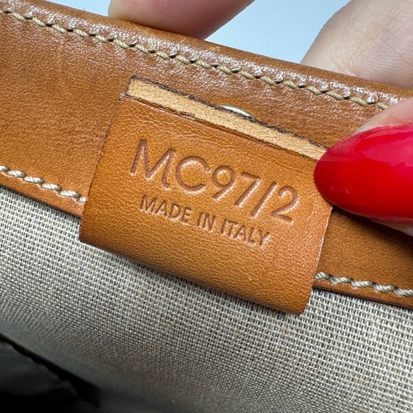 Celine Macadam Tote Bag – Vintage Monogram Canvas Cabas with Leather Trim - Picture 9 of 10